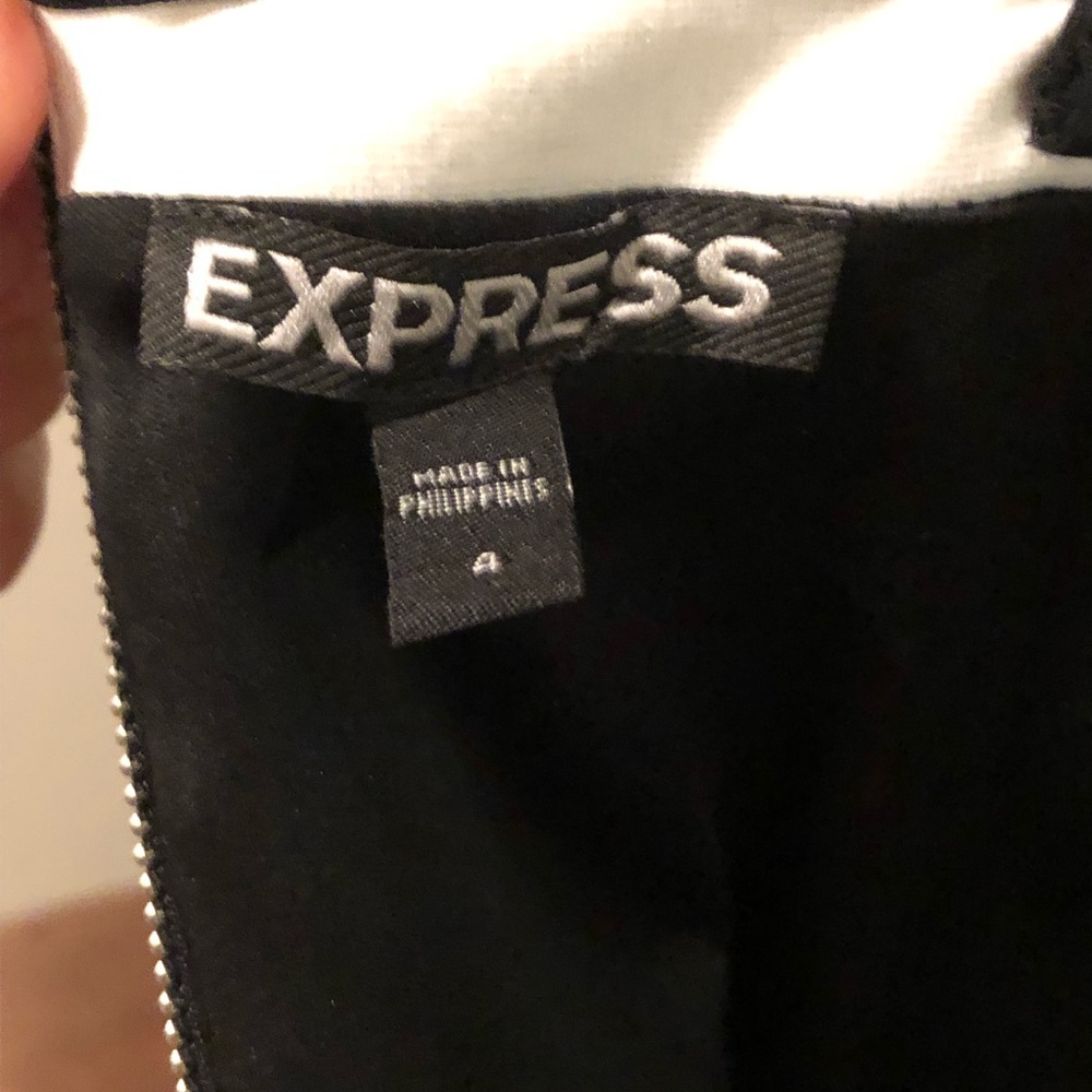 Black and white dress